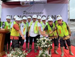 Pemkab Bogor Resmi Mulai Revitalisasi Pasar Leuwiliang, Tiang Pancang Pertama Ditanam