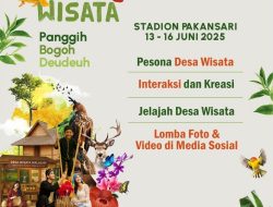 Festival Desa Wisata 2025 Siap Meriahkan Hari Jadi Bogor ke-543, Tampilkan Pesona Budaya dan Alam Lokal