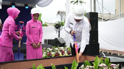 Bupati Bogor Letakan Batu Pertama Pembangunan Gedung Bhayangkari